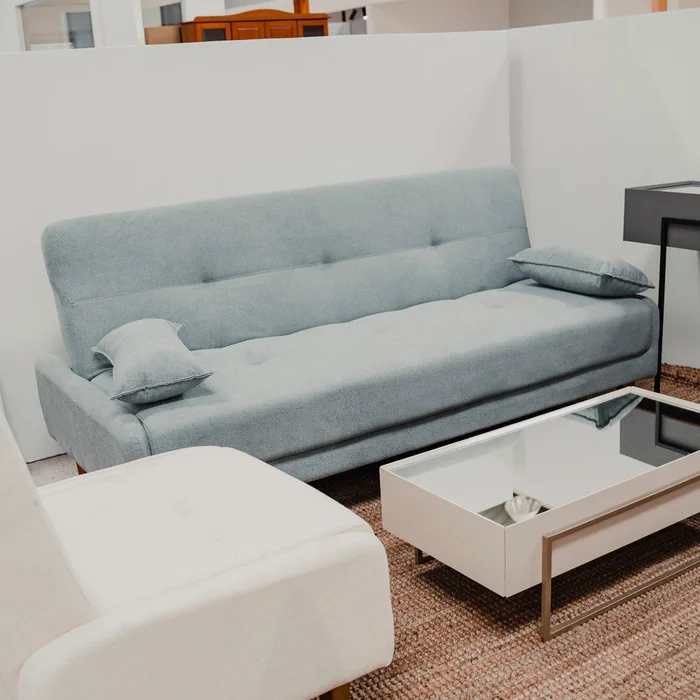 Sillón Cama Diana - Gris Azulado en Gris - Sillones y sofás, Uruguay | Ecowood, vista 2