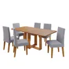 Juego De Comedor 6 Sillas Mdp Sillas Tampizadas en Gris - Mesas de living, Uruguay | Soy Hogar, vista 1 de 6