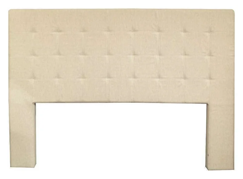 RESPALDO CAPITONEADO SIN BOTONES - TELA FIBREGUARD en Beige - Respaldos de cama, Uruguay | La Iberica, vista 3