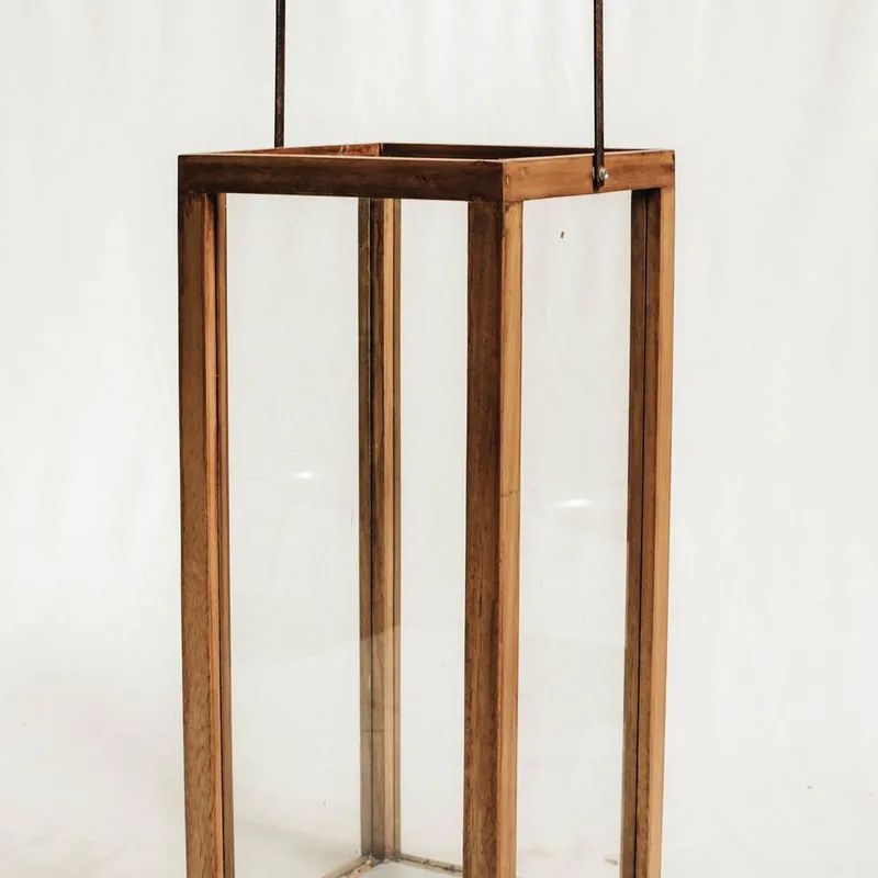 Fanal de Madera - Zainas en Madera natural - Velas y Portavelas, Uruguay | Zainas