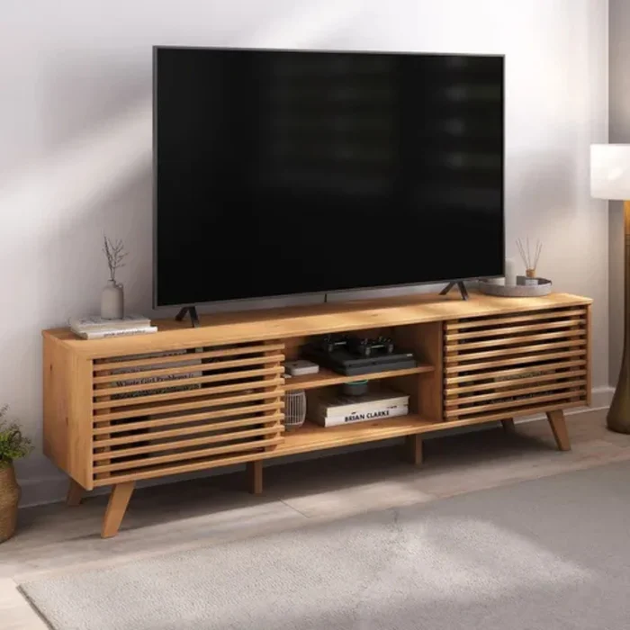 Rack Grecia 175 cm - Madera de Pino Natural en Madera natural - Muebles para TV, Uruguay | Berna home, vista 2