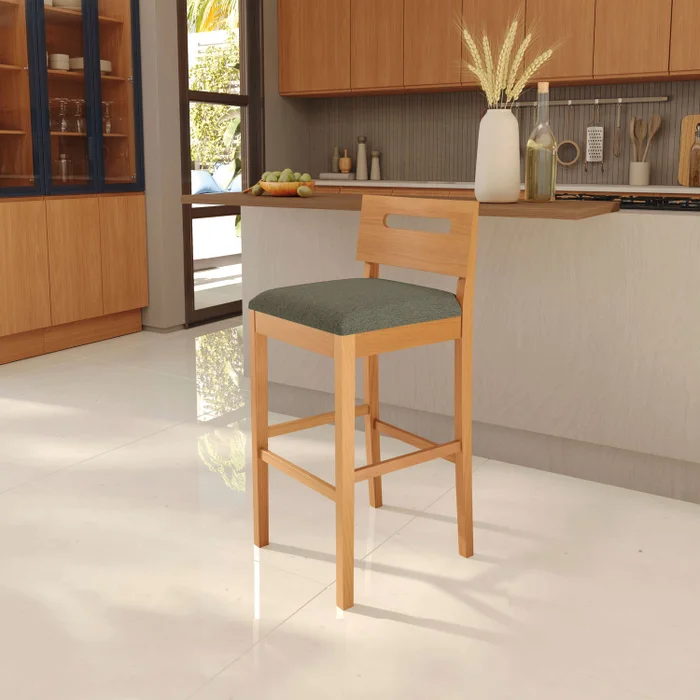 Banqueta Mia - Madera Maciza en Madera natural - Butacas, banquetas y puffs, Uruguay | Balton, vista 21