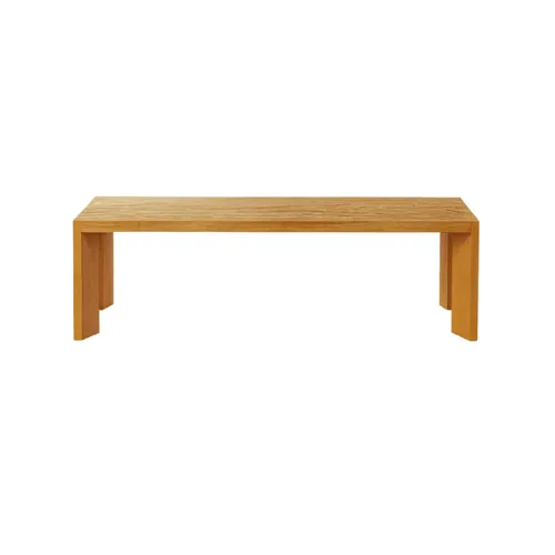 BANCO LARGO KUBO NATURAL en Madera natural - Butacas, banquetas y puffs, Uruguay | Masinfinito Casa