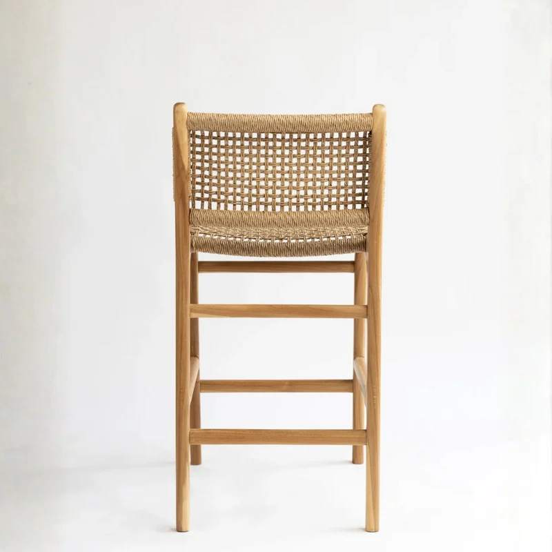 Banqueta de Teca Soraya | Casakos en Madera natural - Butacas, banquetas y puffs, Uruguay | Casakos, vista 8
