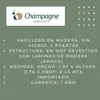 VAJILLERO 4 PUERTAS - RATTAN NATURAL - BASE GRAFITO en Madera natural - Aparadores y recibidores, Uruguay | Champagne Home, vista 4 de 5