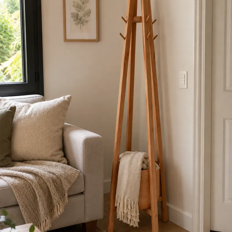 Perchero Lourdes en Madera natural - Muebles, Uruguay | Dreams On Time