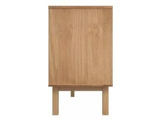 Aparador 2P/1C y nicho Mel/Gris Linea Nordica en Madera Maciza en Madera natural - Comedor, Uruguay | Que Sal Muebleria, vista 3