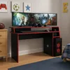 Escritorio Gamer Mesa Pc Laptop Con Estantes en Rojo - Dormitorio, Uruguay | Soy Hogar, vista 4 de 4