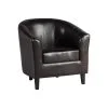 Butaca Sillon Sofa Poltrona Living Comedor Negro Bahia en Marrón - Butacas, banquetas y puffs, Uruguay | Soy Hogar, vista 3