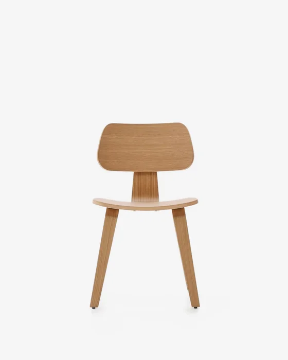 Silla Gena de chapa de roble en Madera natural - Sillas, Uruguay | Kavehome, vista 7