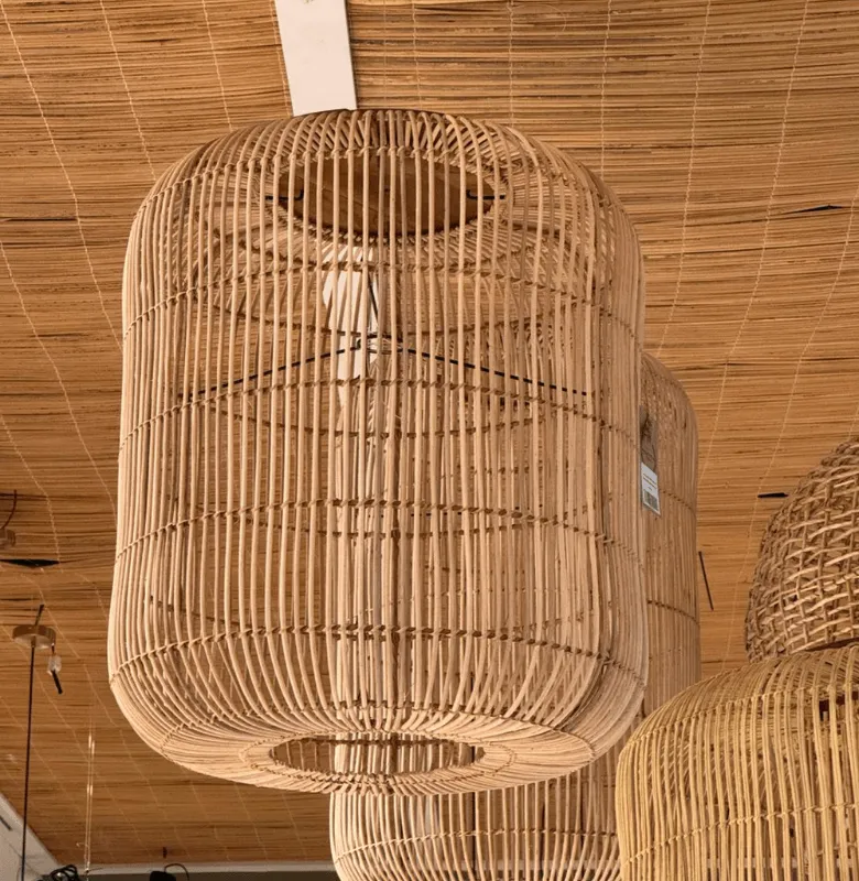 L.COLGAR NEW SUDAN M en Madera natural - Lámparas colgantes, Uruguay | Masinfinito Casa