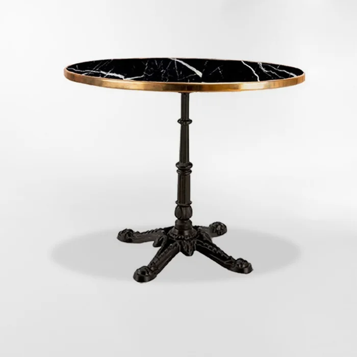 MESA DE EXTERIOR GLOWING Negro CIRCULAR en Negro - Mesas de comedor, Uruguay | Viasono, vista 2