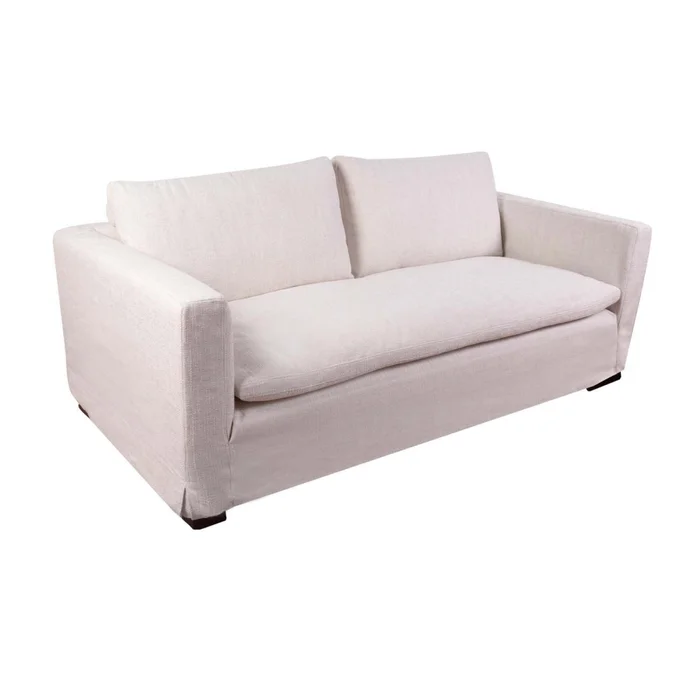 Sofá 3 Cuerpos Tela Natural-beige Nunu Natural en Beige - Sillones y sofás, Uruguay | Divino, vista 2