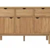 Aparador 3P y 3C Mel/Gris Linea Nordica en Madera Maciza - Comedor, Uruguay | Que Sal Muebleria, vista 6 de 16