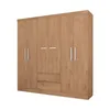 Placard Ropero 6 Puertas Mdp Marron 0600r Viena en Marrón - Roperos y placares, Uruguay | Divino, vista 2 de 2