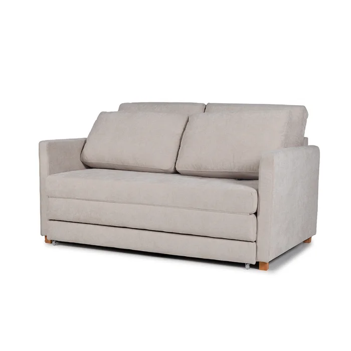 Sofá Cama Niki - Tela Microfibra - 10285 (Beige) en Beige - Sillones y sofás, Uruguay | NYR