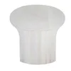 Mesa Ratona Madera Blanco Oval en Blanco - Mesas de living, Uruguay | Divino, vista 7 de 8