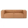 SOFA NORA CUERO NATURAL CAMEL 260X90 en Marrón - Sillones y sofás, Uruguay | Masinfinito Casa, vista 1 de 3