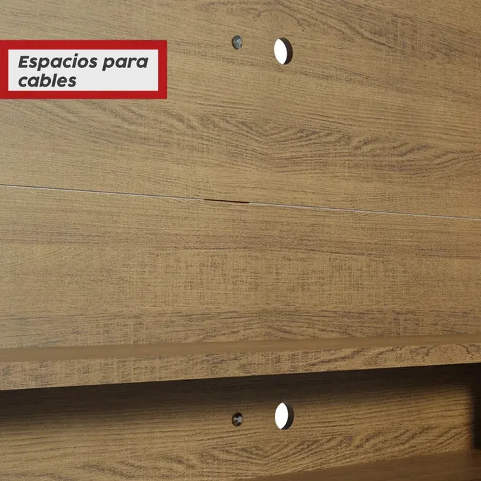 Panel TV con estante hasta 60 Pulgadas en Blanco - Muebles para TV, Uruguay | Balton, vista 12
