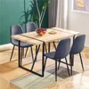 SILLA CHARLA LINO/METAL AZUL JEAN/NEGRO - Sillas, Uruguay | Decohogar, vista 2 de 3