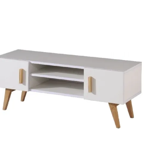 Rack AISHA en Blanco - Muebles para TV, Uruguay | Finkel