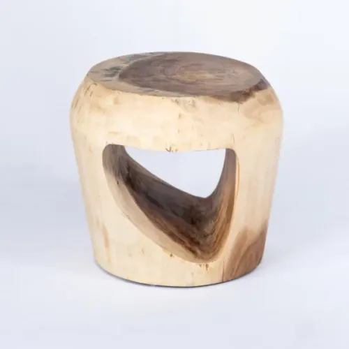Mesa lateral Lau en Madera natural - Mesas de arrimo, Uruguay | Wave Home