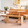 SILLON DE COMEDOR FERRARO - CUERO ITALIANO CARAMELO - 2.13 MTS en Marrón - Sillones y sofás, Uruguay | La Iberica, vista 5 de 8