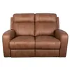 Recliner Manual 2 Cuerpos Tela Marron Hamilton Camel en Beige - Sillones y sofás, Uruguay | Divino, vista 2 de 8