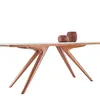MESA COMEDOR RECTANGULAR KAMEL - BASE MADERA CLARA - TAPA LACA OFF WHITE en Off-white - Mesas de comedor, Uruguay | Champagne Home, vista 2 de 2