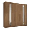 Ropero Placares Master Vip 8 Puertas 8 Estantes Con Espejo Jatoba en JATOBA - Respaldos de cama, Uruguay | Soy Hogar, vista 1 de 8