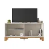 Rack Mondrian - Chico - Off White y Freijo en Beige - Muebles para TV, Uruguay | NYR, vista 2 de 4