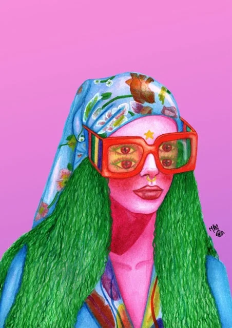 Mujer 1 en Multicolor - Láminas, Uruguay | Mara Estudio