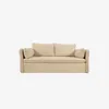 Sofá cama Tanit - beige y patas de madera maciza de haya con acabado natural 210 cm en Beige - Sillones y sofás, Uruguay | Kavehome, vista 8 de 9