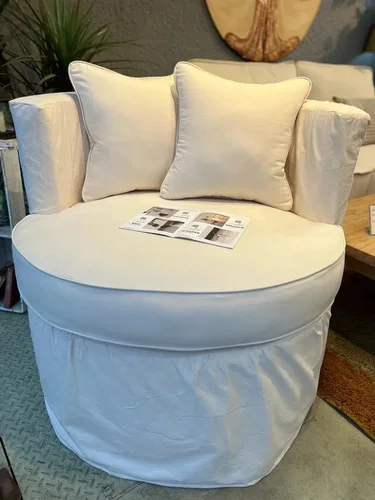 Butaca Ozark Genova 1 Cuerpo Tela Diseño Moderno A Elección A Eleccion en Blanco - Sillones y sofás, Uruguay | Ozark Home, vista 4