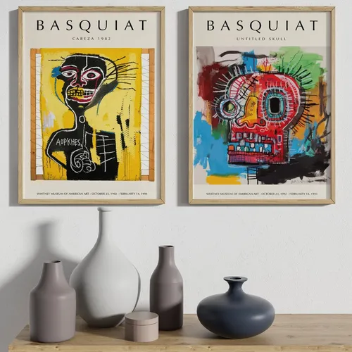 Basquiat N.04 en Multicolor - Láminas, Uruguay | La Cuadrería