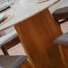 Mesa de Comedor Ana - Redonda - Línea Nevada - Blanco en Blanco - Mesas de comedor, Uruguay | Ecowood, vista 4 de 6