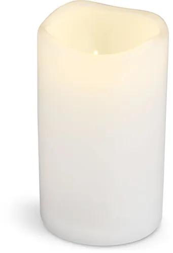 Vela pilar LED SOREN Ø8xA10cm blanco en Blanco - Velas y Portavelas, Uruguay | JYSK
