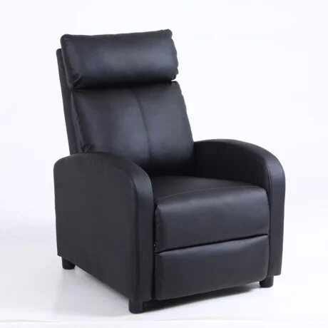 Sillon reclinable 1 cuerpo con masajeador y calefaccion - Negro en Negro - Sillones y sofás, Uruguay | La Cueva Muebles, vista 19