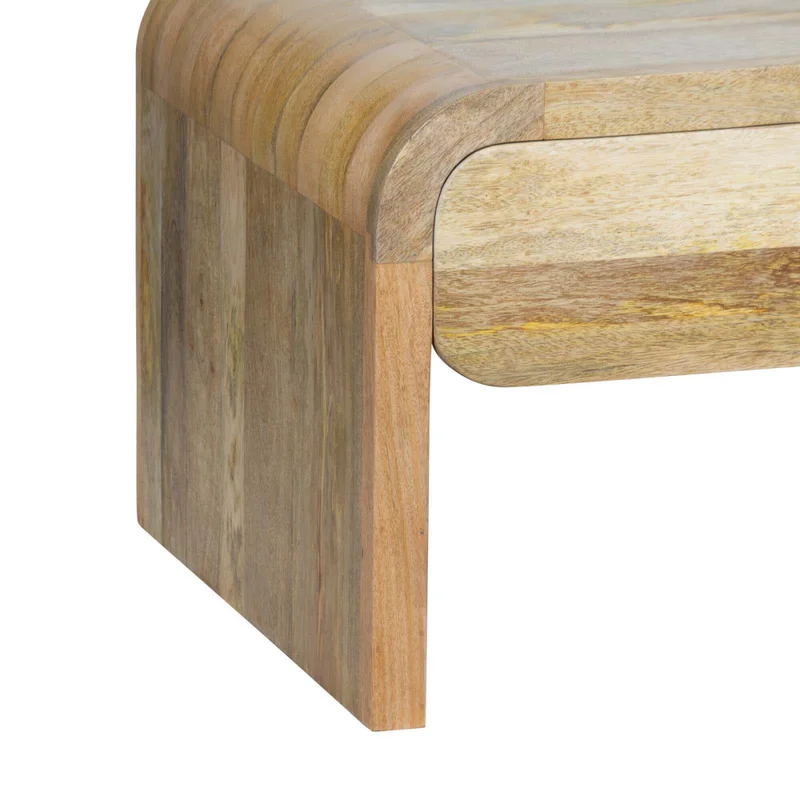 Mesa Ratona Mdf-y-madera Natural-beige Concordia Natural en Madera natural - Mesas de living, Uruguay | Divino, vista 4