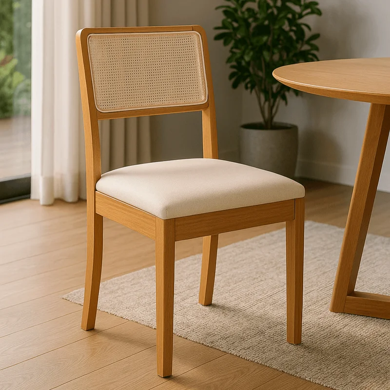 Silla Lola - Madera Maciza Ratan Natural en Madera natural - Sillas, Uruguay | Balton, vista 11