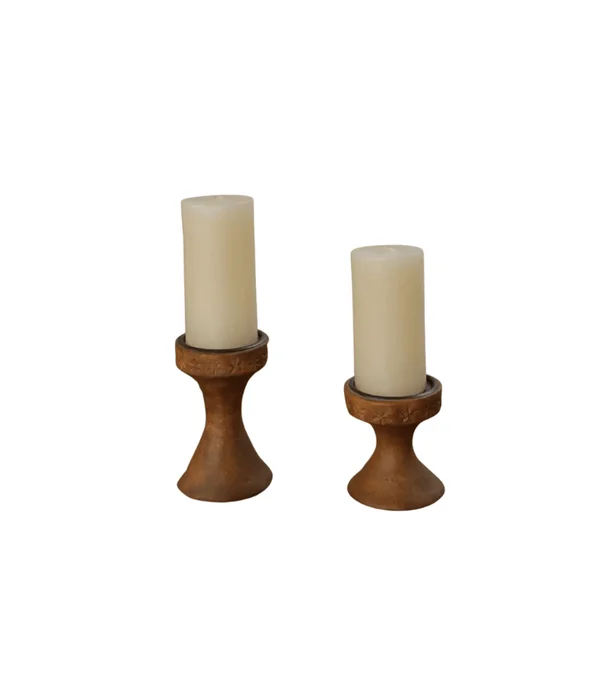 CANDELABRO CUERO ARTERIORS 20X23 L - Muebles, Uruguay | Más Infinito Casa