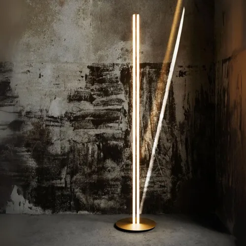 LUMINARIA DE PISO LINE LIGHT Ocre - Lámparas de mesa, Uruguay | Viasono