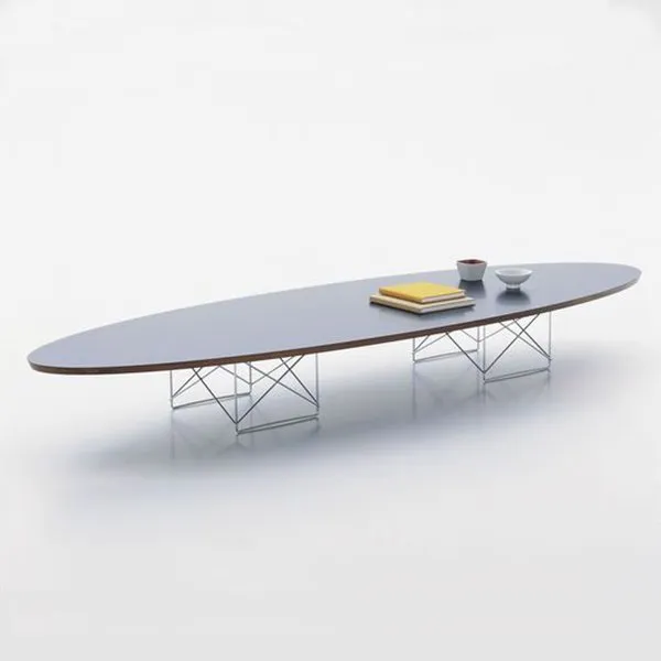 Elliptical ETR coffee table | Charles & Ray Eames en Negro - Mesas de living, Uruguay | Mad for Modern