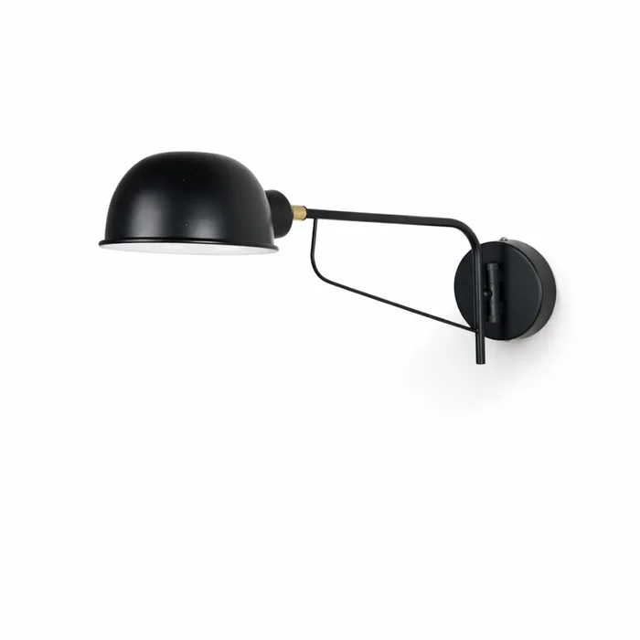 Luminaria de Pared Hudson en Negro - Lámparas colgantes, Uruguay | Samic