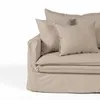 Sofá Gin con Funda - Tela Rústica - 2,5 cuerpos - TD5263-1636 (Capuccino) en Beige - Sillones y sofás, Uruguay | NYR, vista 3 de 4
