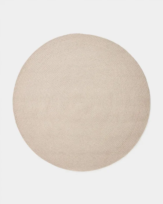 Alfombra Despas de fibras sintéticas crudo Ø200 cm. en Beige - Muebles para el exterior, Uruguay | Kavehome
