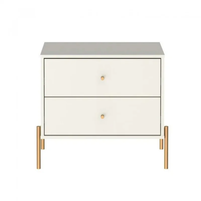 Mesa de Luz Jasper - White Gloss en Beige - Mesas de luz, Uruguay | Rústico Hogar, vista 4