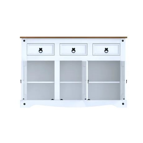 Aparador 3+3 Linea Naturale - Blanco/Roble en Multicolor - Aparadores y recibidores, Uruguay | La Cueva Muebles, vista 7