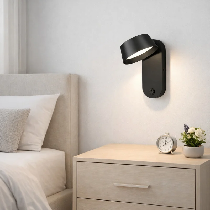 Pantalla led de pared con llave Luz cálida - NEGRA en Negro - Lámparas de mesa, Uruguay | Iluminica, vista 3