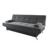 Sofa Cama Living Sillon Reclinable Microfibra Eros Gris en Gris- Marron - Sillones y sofás, Uruguay | Soy Hogar, vista 2 de 6